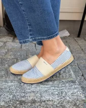 Raffiaville Espadrilles - Blue/Cream