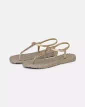 Flip Flops m/reim-Platin