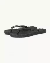 Flip Flops w/glitter -Black