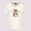 T-shirt w/dogprint - White