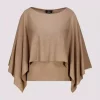 Jumper w/cape design - Brown Sugar