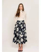 Astrid Skirt - Blue Garden