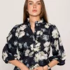 Ella Blouse - Blue Garden