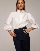 Ella Blouse - Sugar White