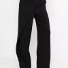 Anais Wrap Front - Black