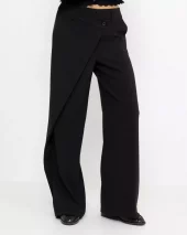 Anais Wrap Front - Black