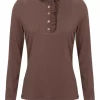 Flory T-shirt - Cocoa