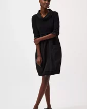 Cocoon Dress - Black