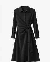 Trydi Dress Technical Jersey - Black