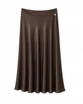 Satin Bias Cut Skirt - Moro