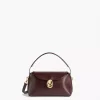 Gaia Mini Bag Leather - Burgundy