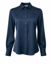 Amuse Silkebluse Classic - Navy