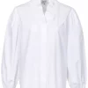 Irene Ruffle Blouse - White