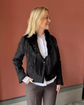 Jacket m/frynser