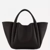 Large Satchel Bag Cowhide - Marron