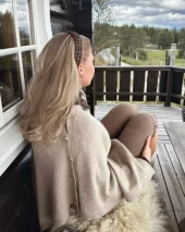 Poncho - Taupe