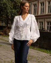 Fia Blouse - Ivory Atelier
