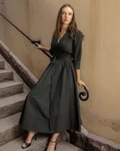 Maria Dress - Moss Green