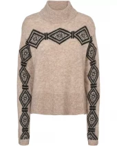 Anomi Knit Sweater - Salt/Pepper
