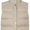 Denali Reversible Down Quilt Waistcoat - Sandstone