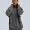 Wool Cashmere Roll Neck Jumper - Heather Mushroom