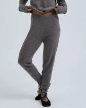 Wool Cashmere Leggings - Heather Mushroom