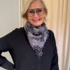 Alikinicki-F Scarf 90x90 - Blue