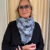 Alikinicki-F Scarf 90x90 - Blue