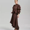 Skye Skirt - Espresso Brown
