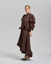 Skye Skirt - Espresso Brown