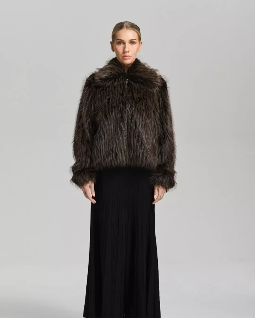 Alaskarv Faux Fur Jacket - Mocca