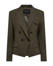 CM Tailor Blazer short - Green Melan