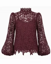 Becca Blouse - Bordeaux