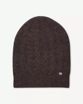 Edona, knit hat - ChocoBrown