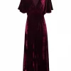 Esmeralda Dress - Burgundy