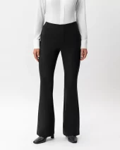 Tailored Ponte Bootcut Trouser - Black