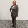 Stacie, blazer - ChocoBrown