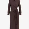 Trydi Dress Technical Jersey - Brown