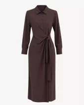 Trydi Dress Technical Jersey - Brown