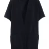 Long Vest - Soft Black