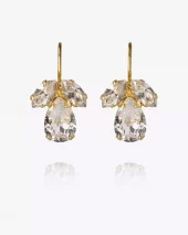Petite Timo Earrings - Crystal