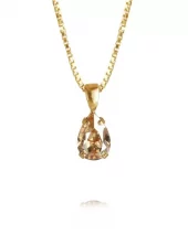 Petite Drop Necklace - Golden Shadow