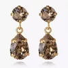 Mini Drop Earrings - Greige