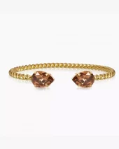 Mini Drop Bracelet - Light Smoked Topaz