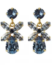Mini Dione Earrings - Denim Blue