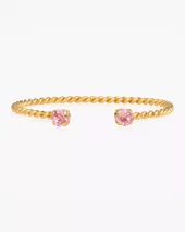 Mini Twisted Bracelet - Light Rose
