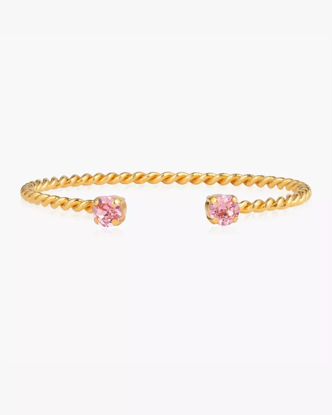 Mini Twisted Bracelet - Light Rose