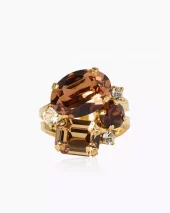 Mini Carolina Ring - Topaz Combo