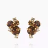 Molly Earrings - Topaz Combo