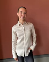 Manon Silk Shirt - Beige